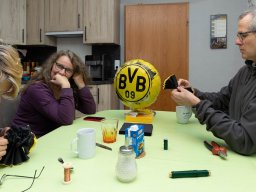 Bogen machen für Geiers 60. Geburtstag